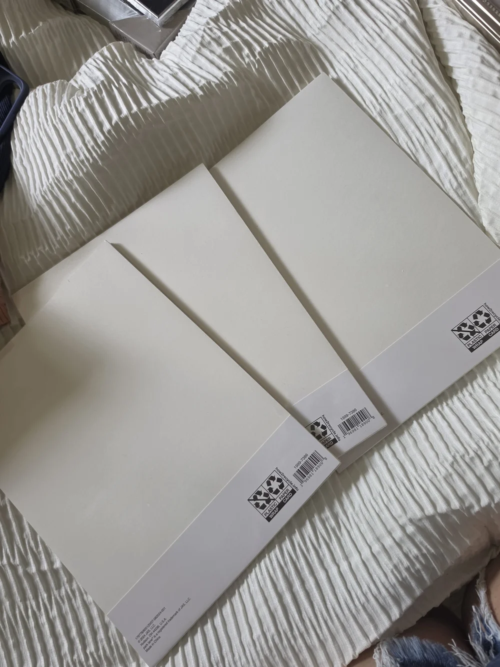 Parklane Specialty White Core Glitter Cardstock - Sparkling Ivory 3 Packs Of 20